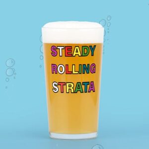 DEYA Steady Rolling Strata Pint Glass